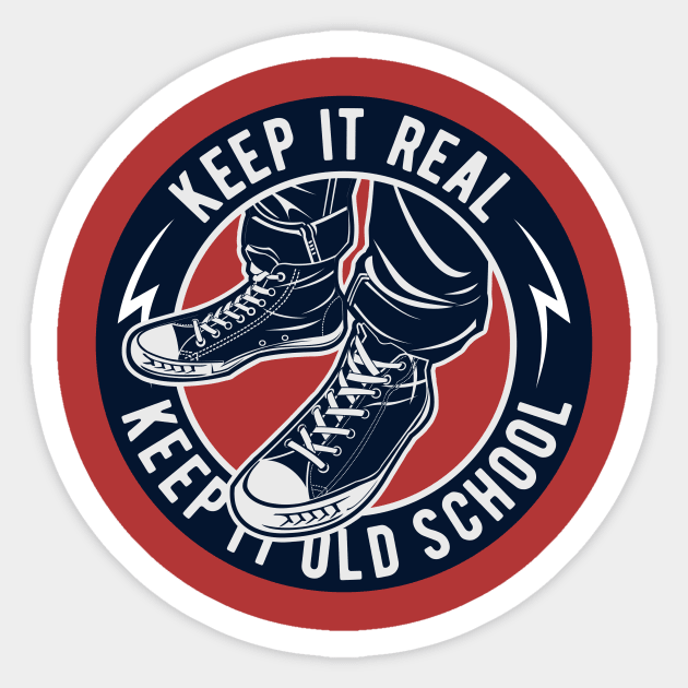 Old School Shoes Sticker by lionkingdesign